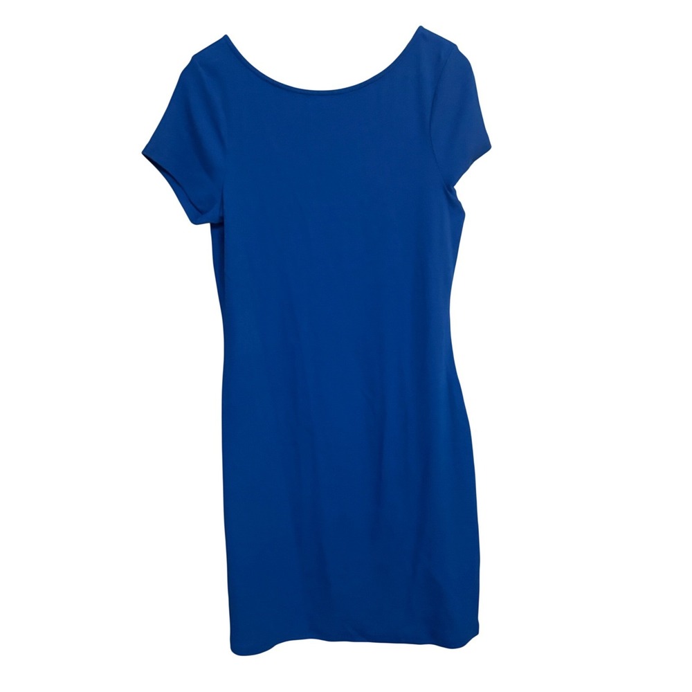 NWT Boden Low Back Rib Mini Dress Cobalt Blue Stretch Size 12R